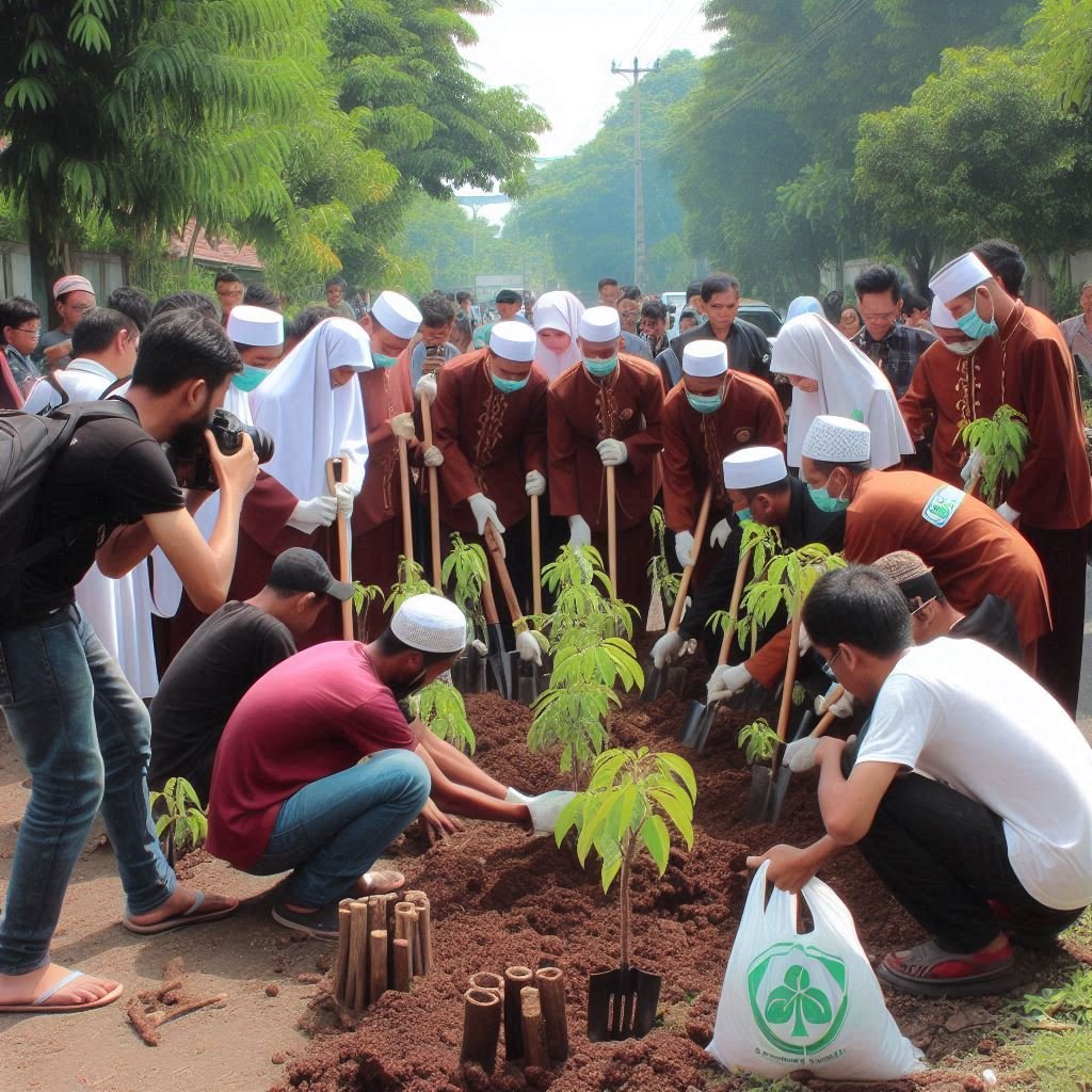 Program Penghijauan Desa Brebes Dorong Lingkungan Hijau