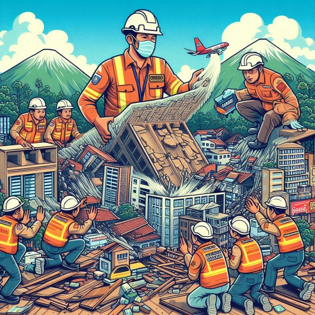 BPBD Brebes Laksanakan Simulasi Tanggap Gempa untuk Latih Warga dalam Situasi Darurat Bencana